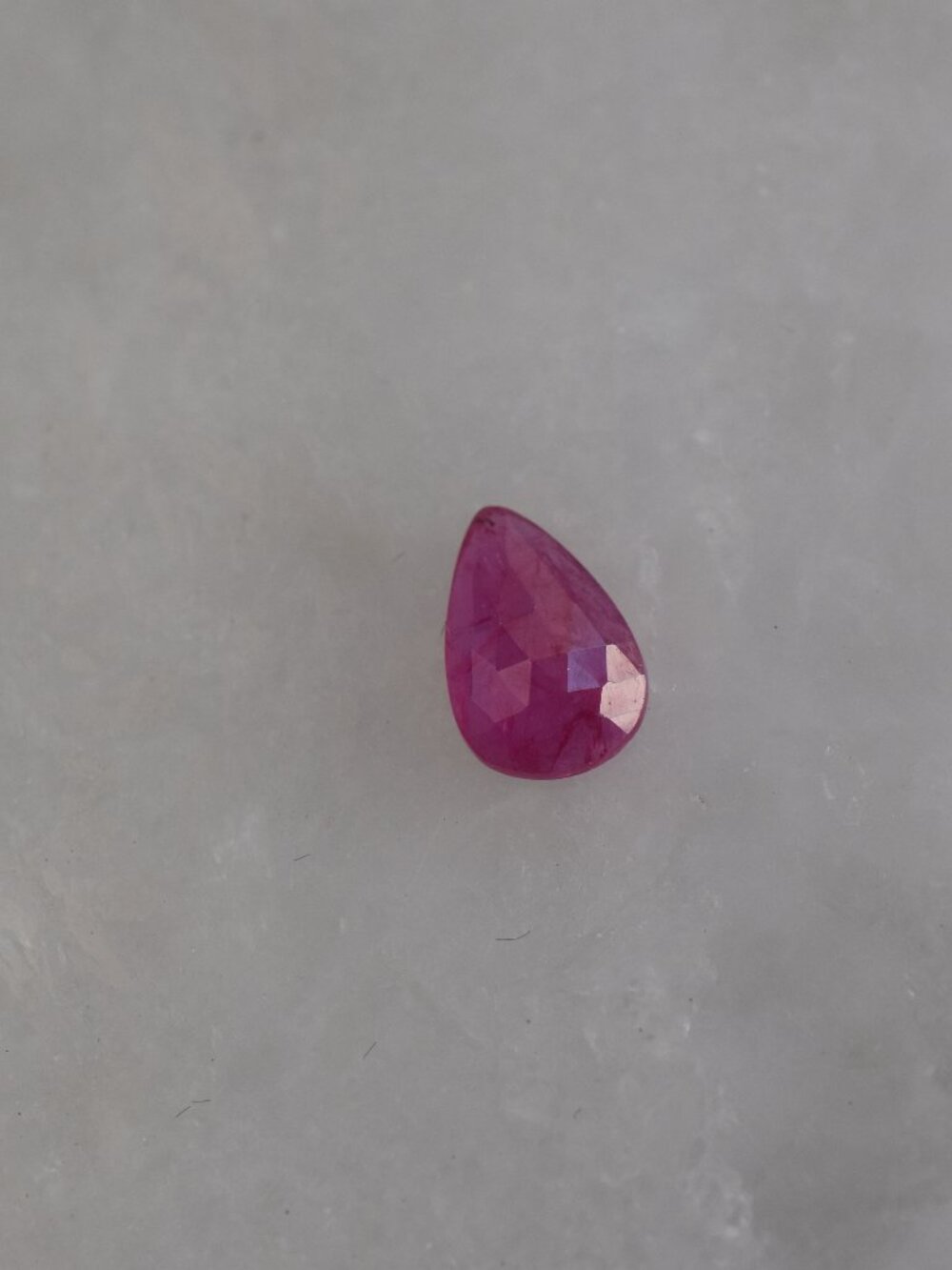 Gorgeous hot pinkish red ruby 1.20 carats